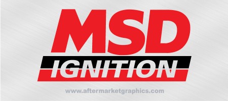 MSD Ignition Decals - Pair (2 pieces)